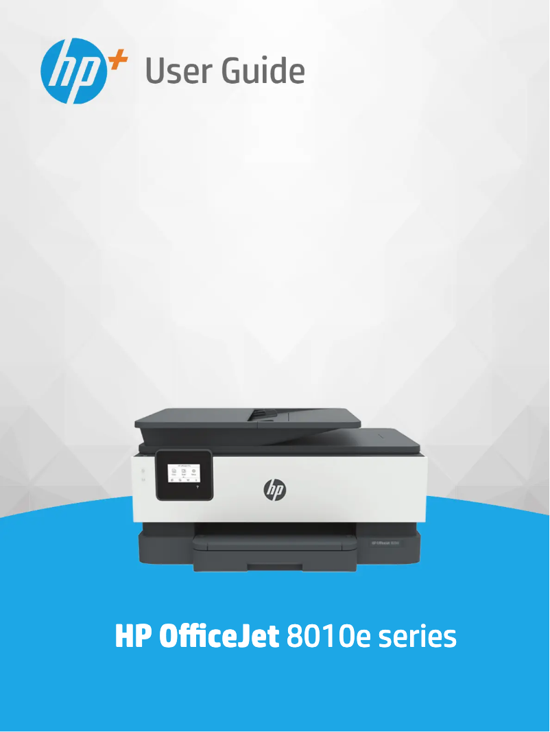 Page n°1 - Manuel utilisateur HP OfficeJet 8014e