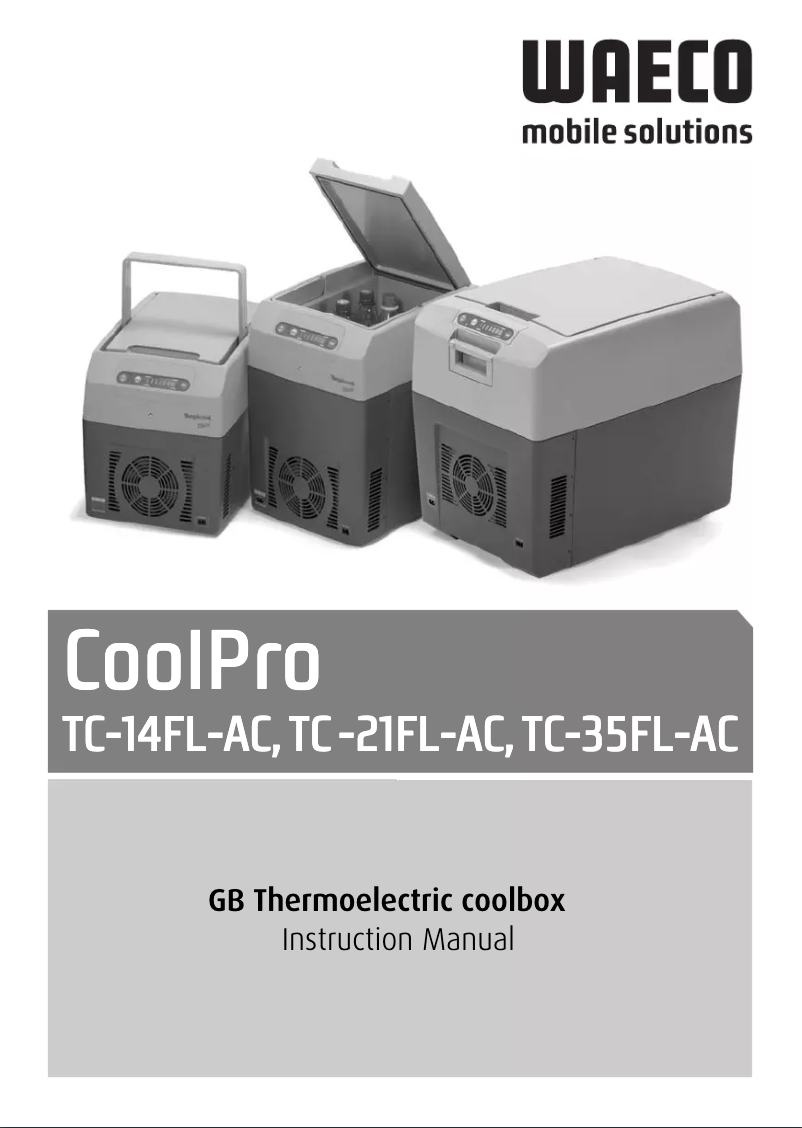 Page n°1 - Manuel utilisateur Waeco TC-14FL-AC