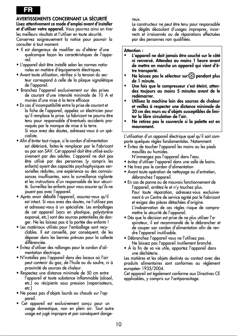 Page n°1 - Manuel utilisateur DeLonghi Il Gelataio ICK5000