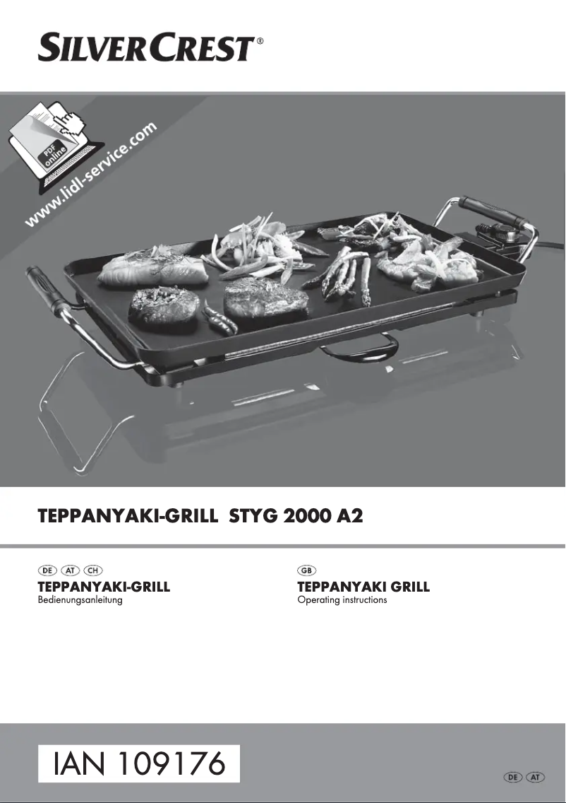 Page 1 de la notice Manuel utilisateur SilverCrest STYG 2000 A2