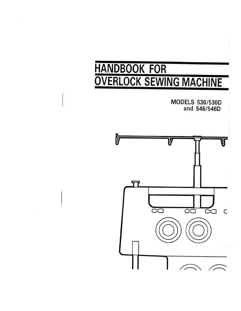 Page n°1 - Manuel utilisateur Husqvarna Huskylock 546D