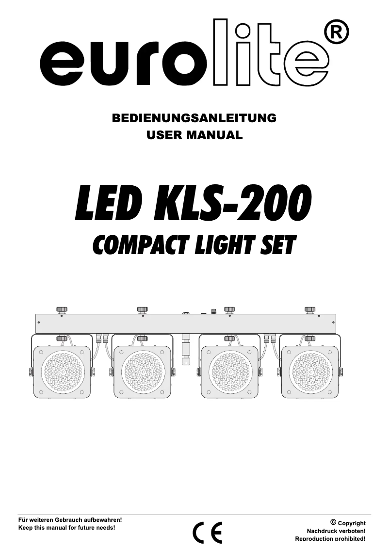Page 1 de la notice Manuel utilisateur Eurolite LED KLS-200