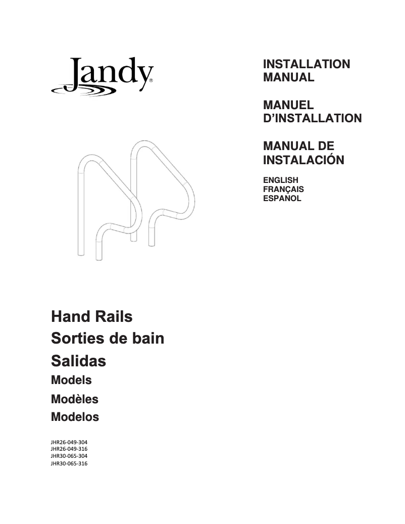 Page 1 de la notice Manuel utilisateur JANDY JHR26-049-304
