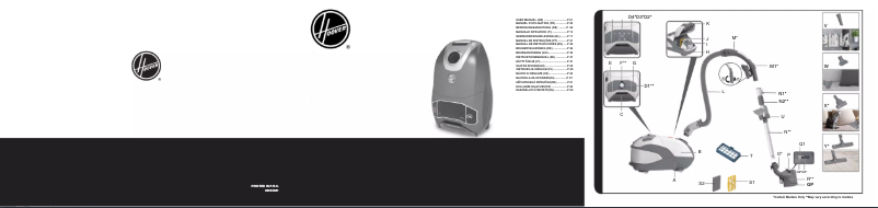 Page 1 de la notice Manuel utilisateur Hoover H-Energy 700