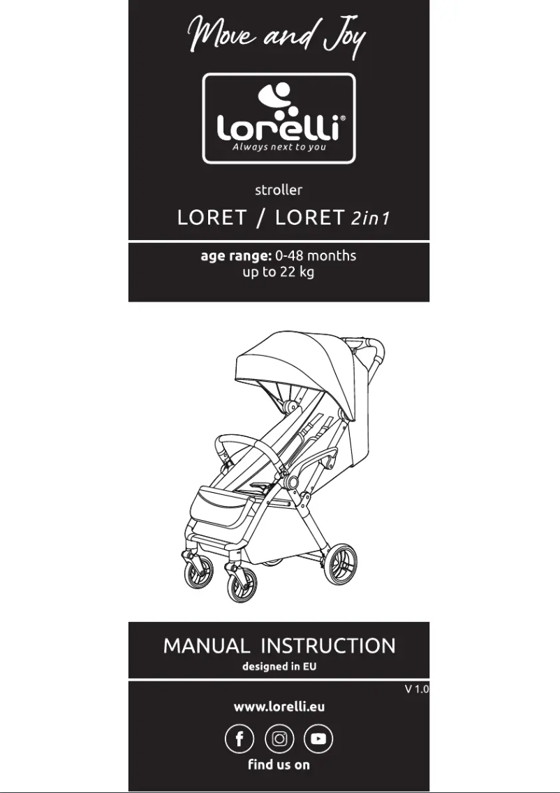 Page n°1 - Manuel utilisateur Lorelli Loret 2In1