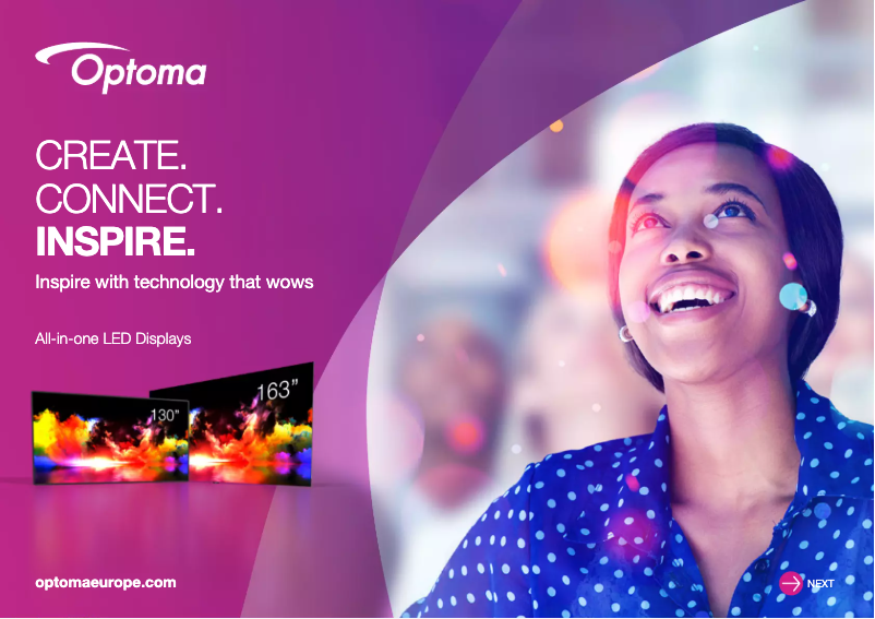 Page n°1 - Brochure Optoma FHDQ163