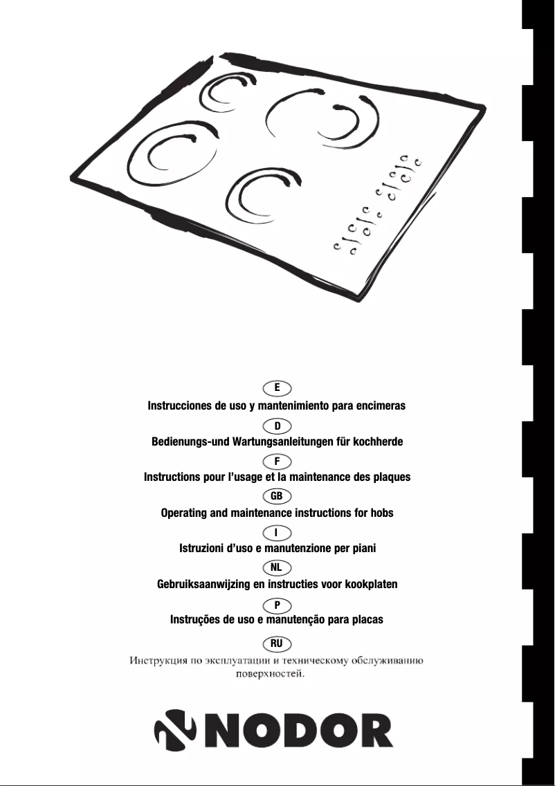 Page 1 of the manual User Manual Nodor GCI 59