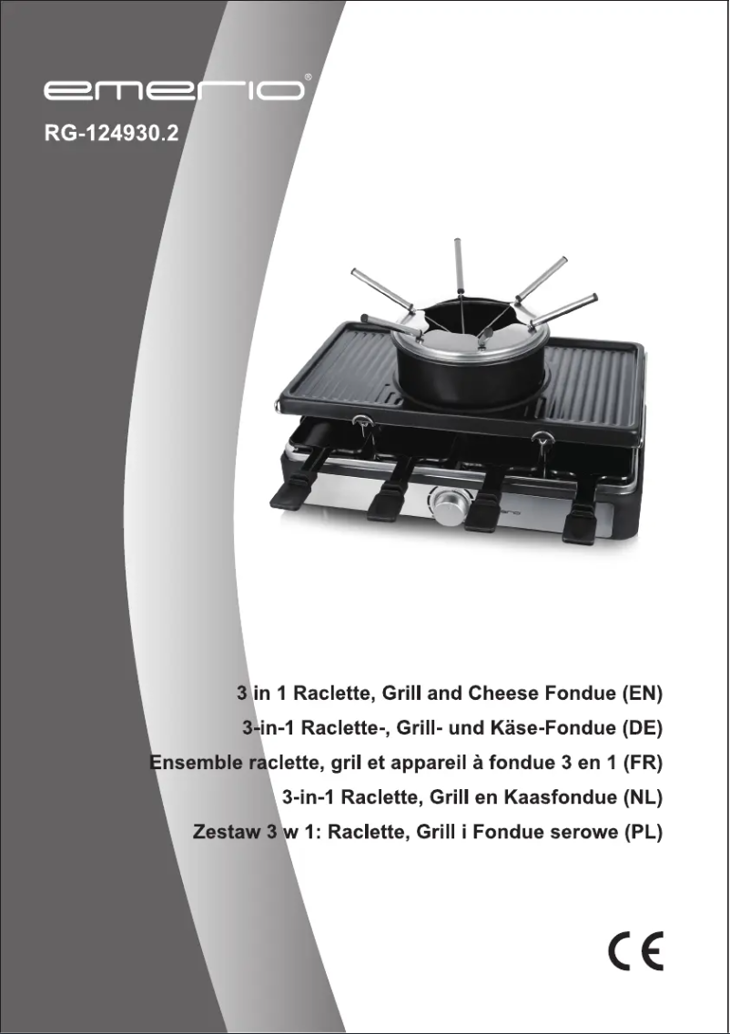 Page n°1 - Manuel utilisateur Emerio RG-124930.2