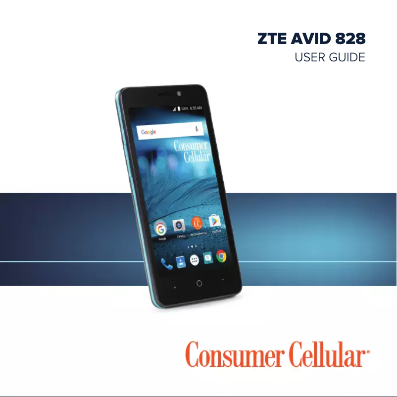 Page n°1 - Manuel utilisateur ZTE Avid 828