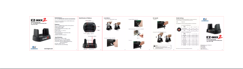 Image de la première page du manuel de l'appareil EZD-2536