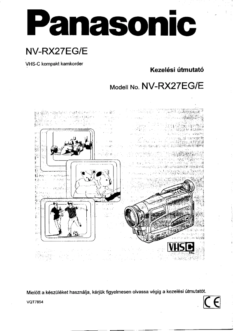 Page 1 de la notice Manuel utilisateur Panasonic NV-RX27