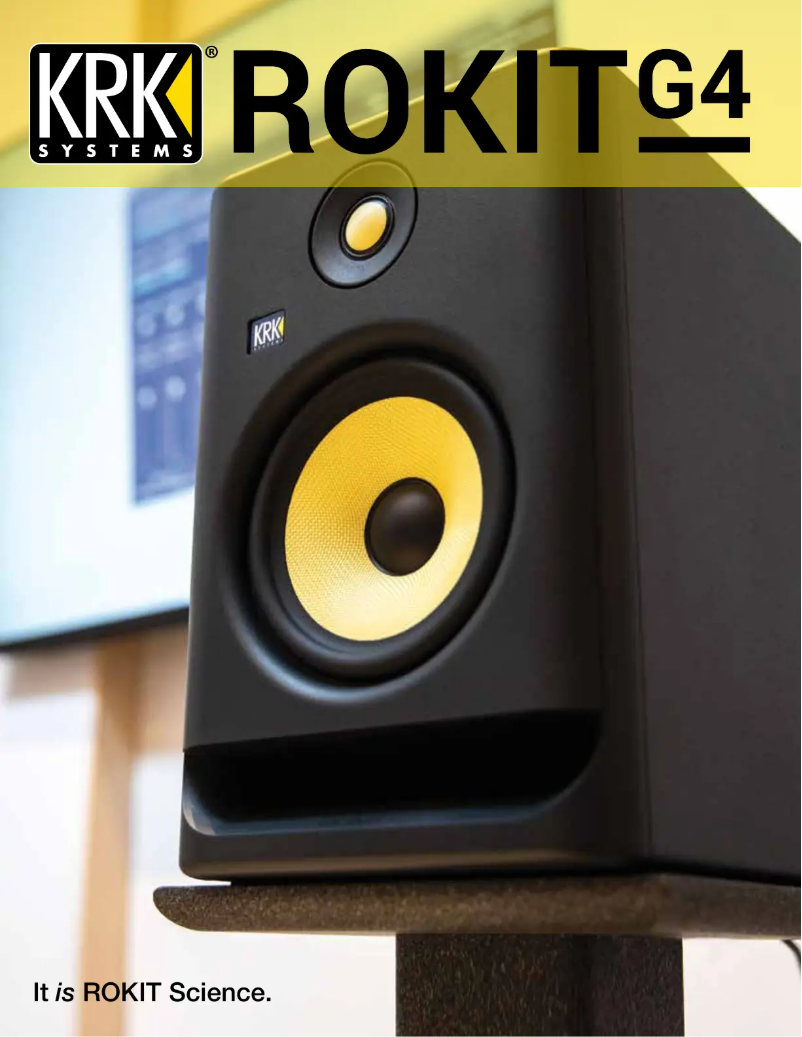 Page 1 de la notice Brochure KRK ROKIT G4