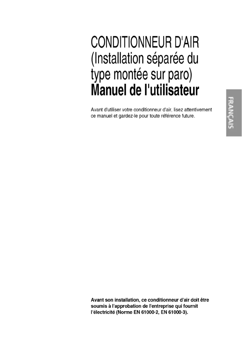 Image de la première page du manuel de l'appareil LS-H096PWL2