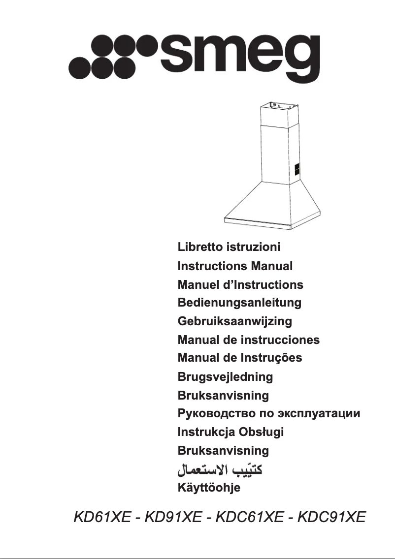 Página 1 del manual Manual de usuario Smeg KDC91XE