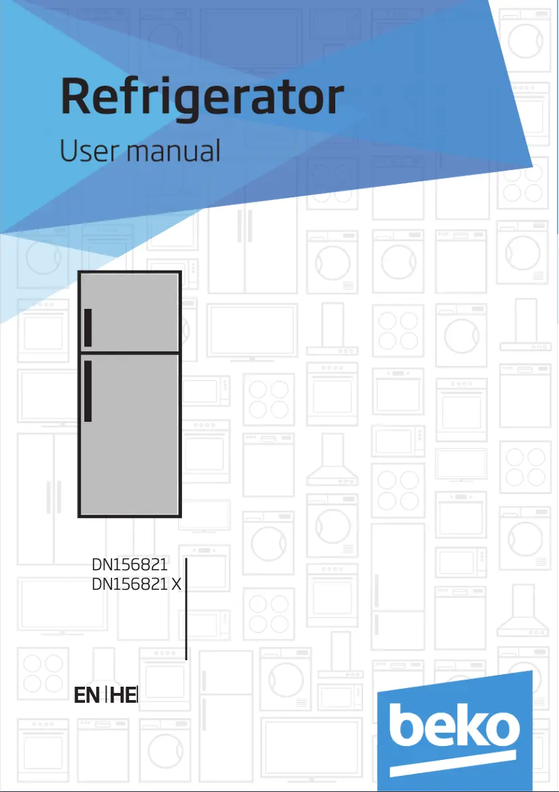 Page 1 de la notice Manuel utilisateur Beko DN156821