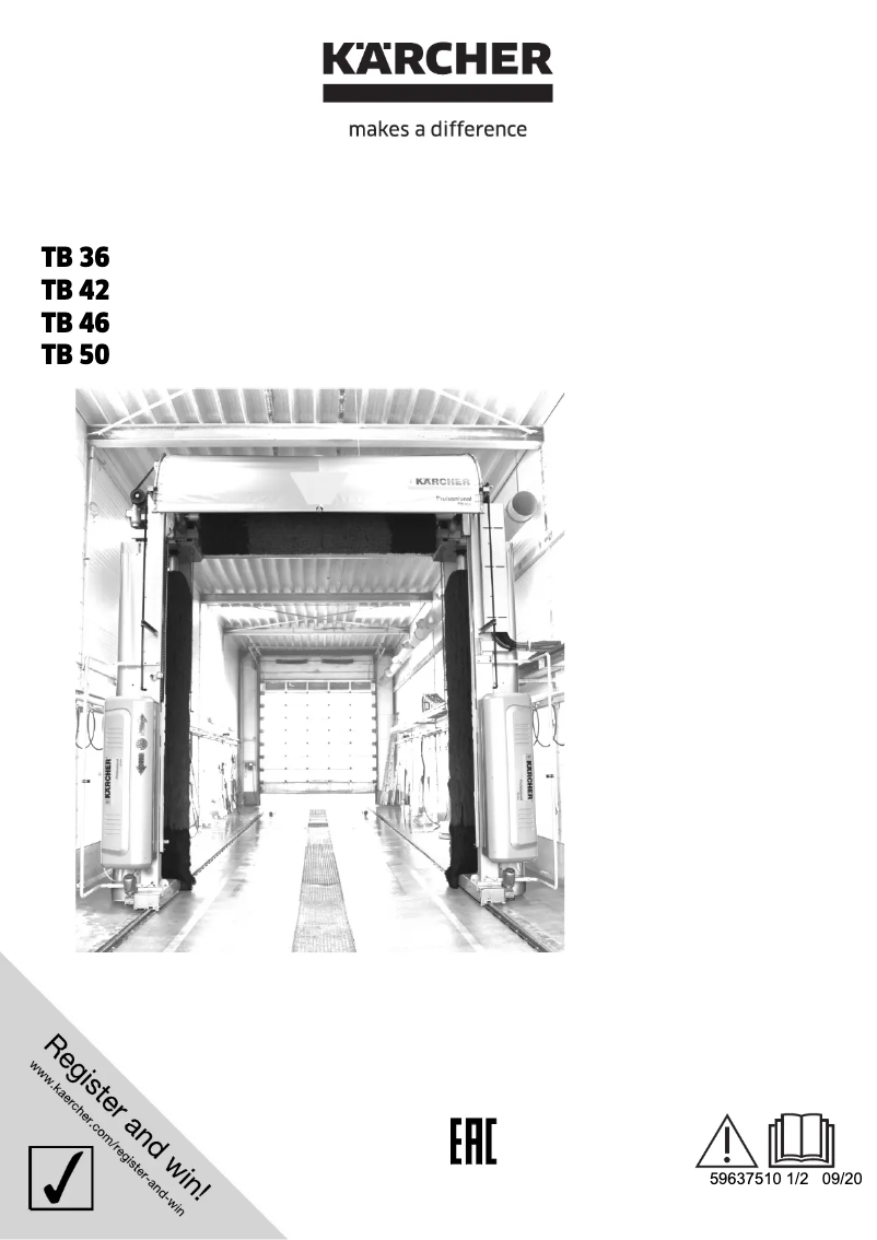 Imagen de la primera página del manual del dispositivo TB 50