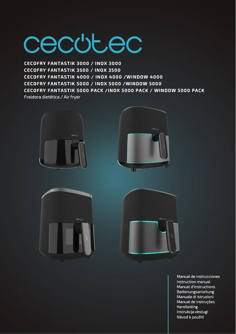 Page n°1 - Manuel utilisateur Cecotec Cecofry Fantastik Window 5000