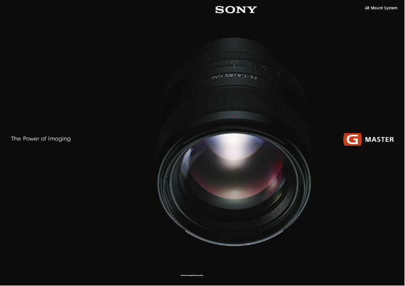 Page n°1 - Brochure Sony SEL14TC