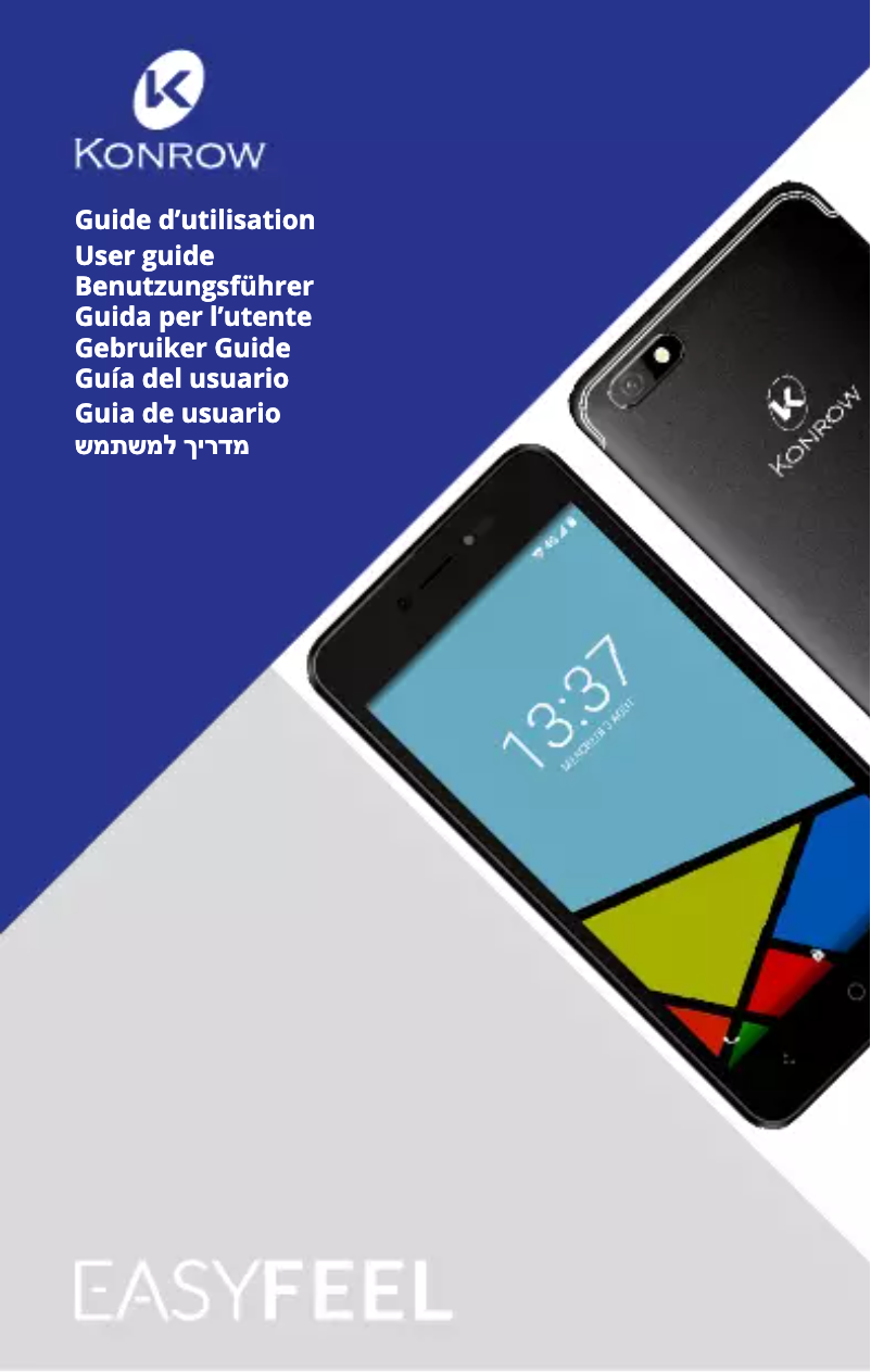 Image de la première page du manuel de l'appareil Easy Feel