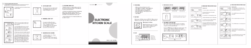 Page n°1 - Manuel utilisateur Etekcity EK3550
