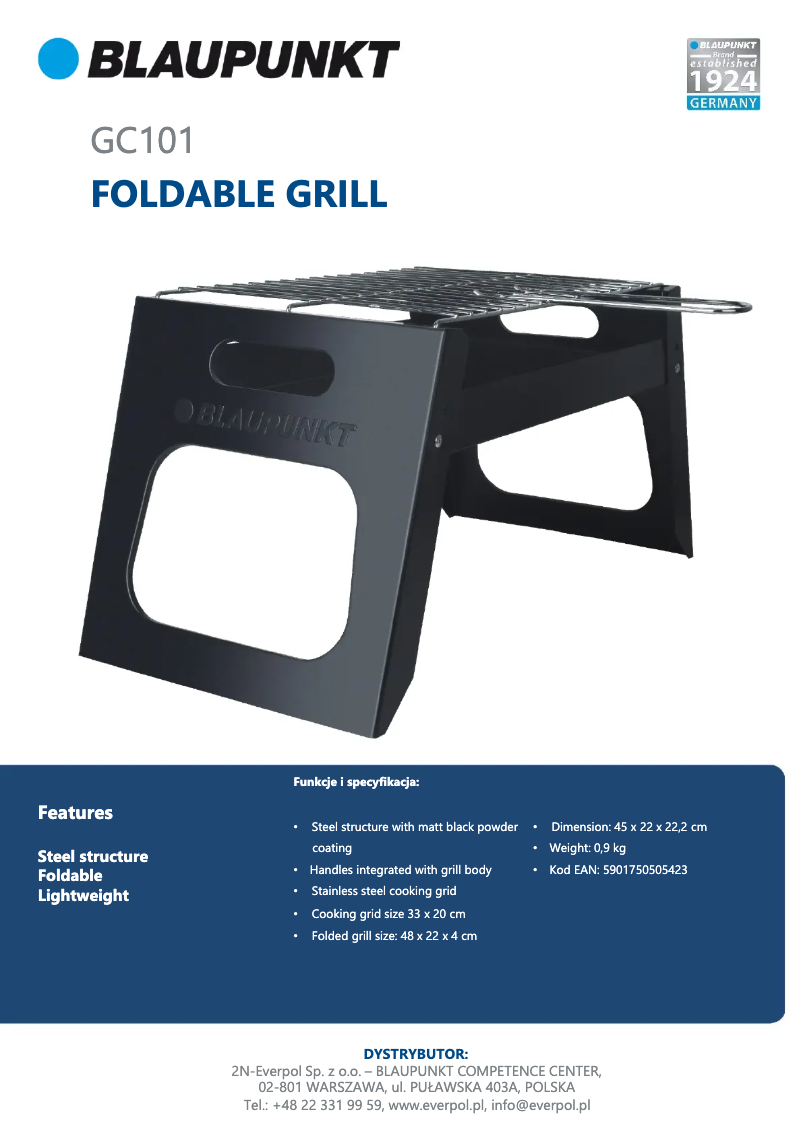 Image de la première page du manuel de l'appareil GC101