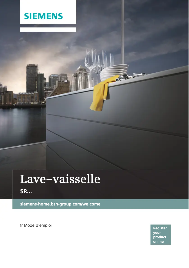 Image de la première page du manuel de l'appareil SR636X07IE