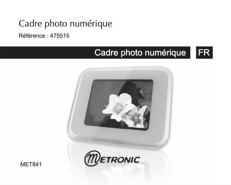 Page 1 de la notice Manuel utilisateur Metronic 475515