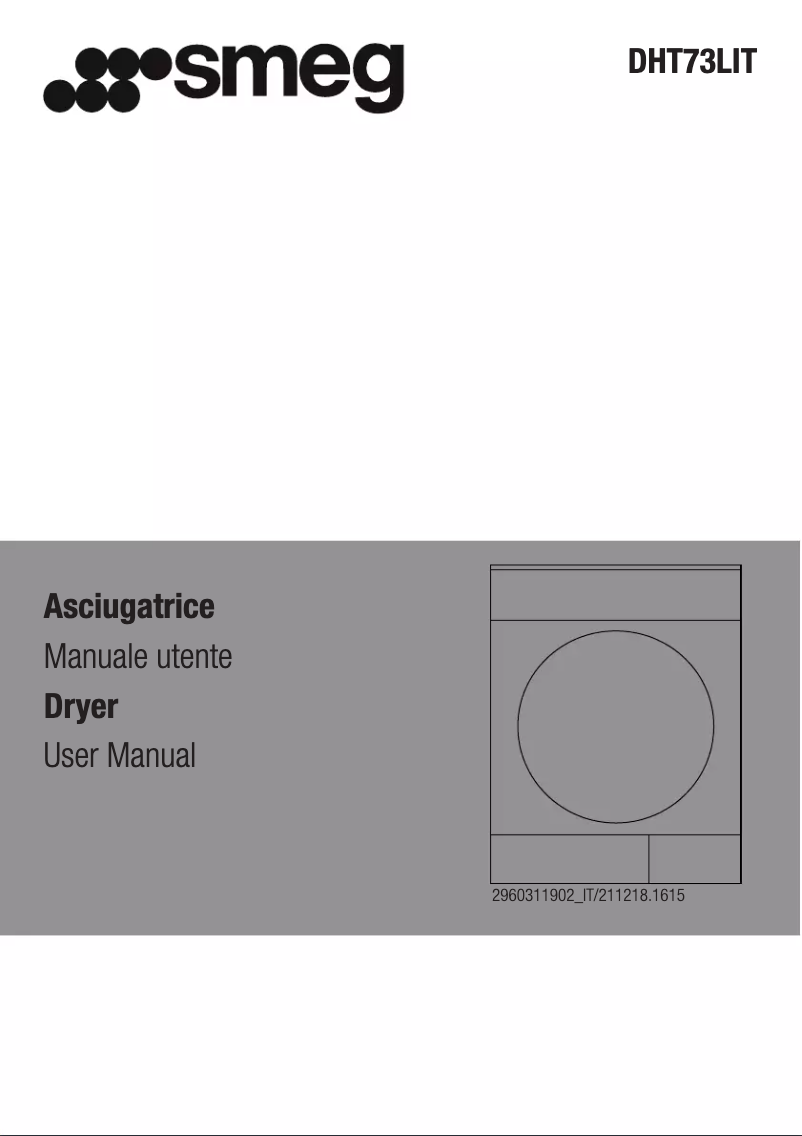 Image de la première page du manuel de l'appareil DHT73LIT