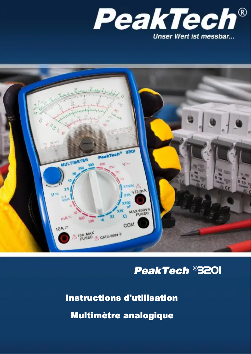 Image de la première page du manuel de l'appareil 3201