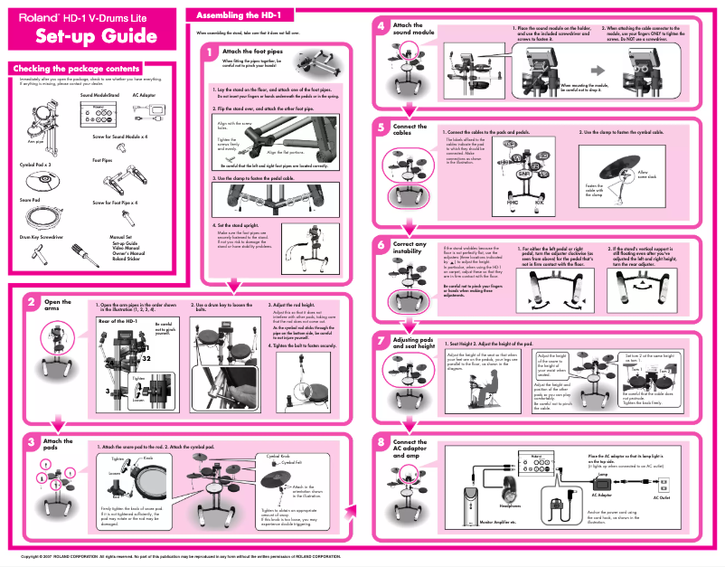 Image de la première page du manuel de l'appareil HD-1