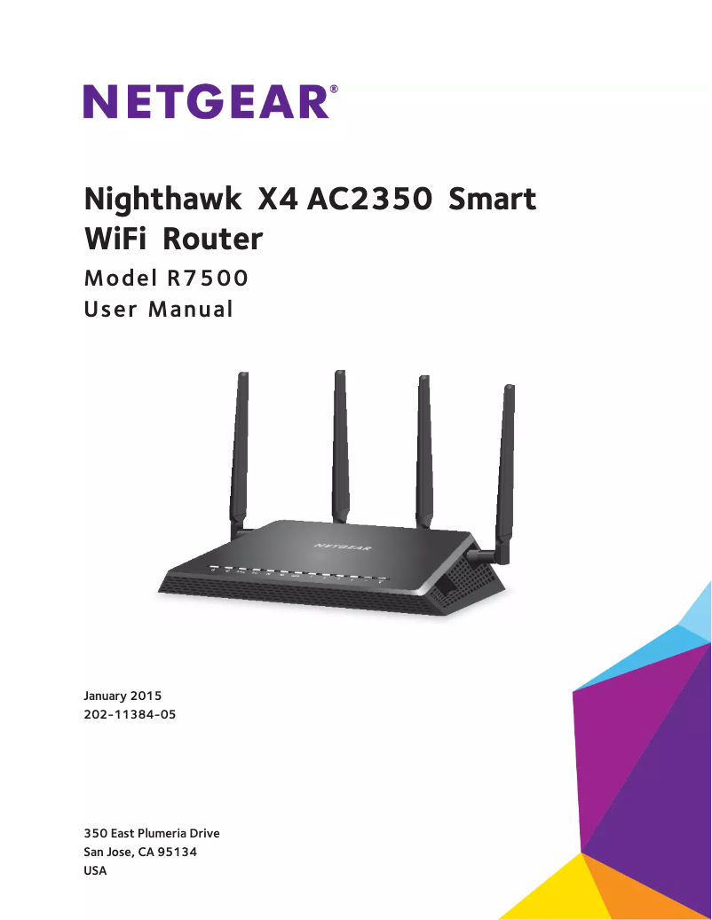 Page 1 de la notice Manuel utilisateur Netgear Nighthawk X4 AC2350