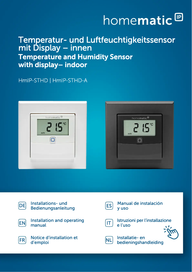 Image de la première page du manuel de l'appareil HmIP-STHD