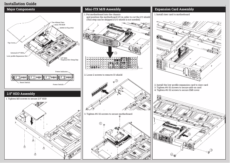Page n°1 - Manuel utilisateur iStarUSA M-140-ITX