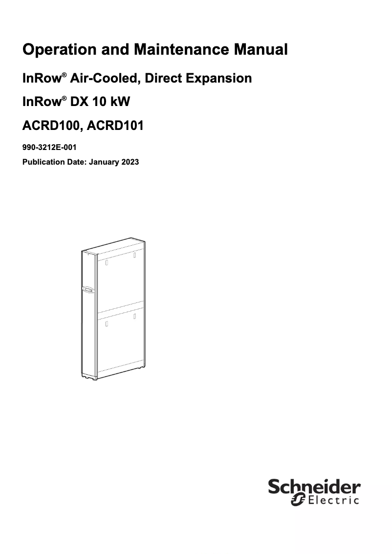 Page n°1 - Manuel utilisateur APC ACRD100