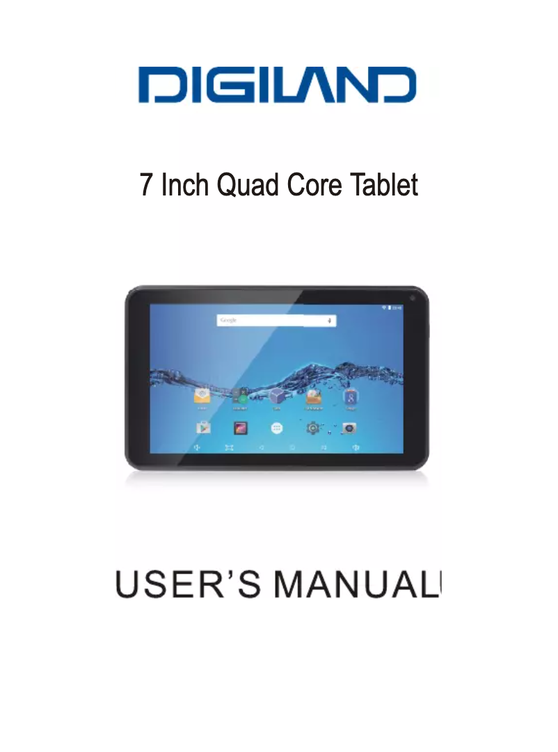 Page 1 de la notice Manuel utilisateur Digiland DL718M