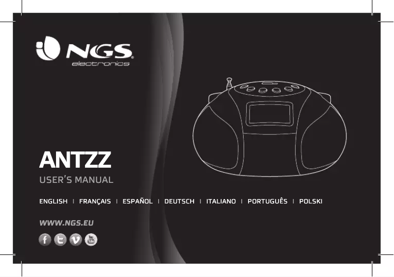 Image de la première page du manuel de l'appareil Antzz-W