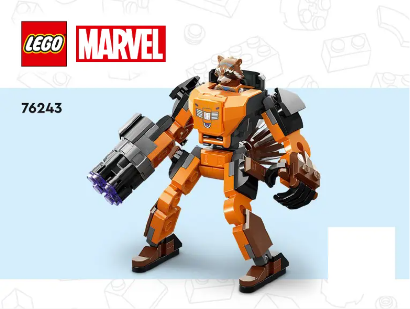 Page n°1 - Consignes visuelles Lego Marvel 76243