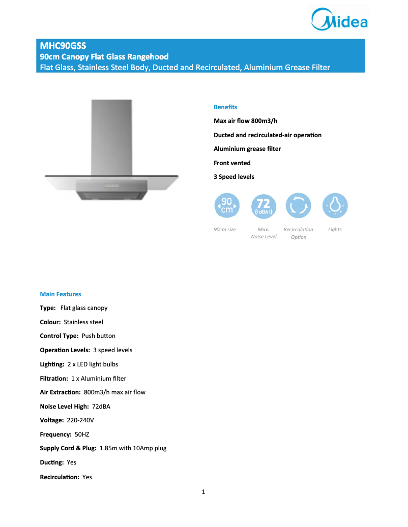 Image de la première page du manuel de l'appareil MHC90GSS