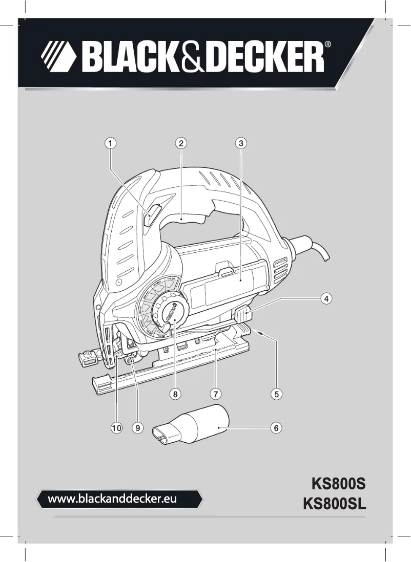 Image de la première page du manuel de l'appareil KS850SL