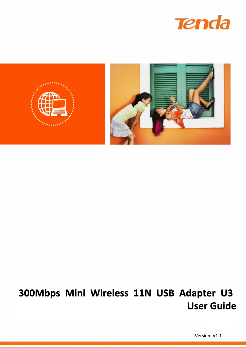Page n°1 - Manuel utilisateur Tenda U3