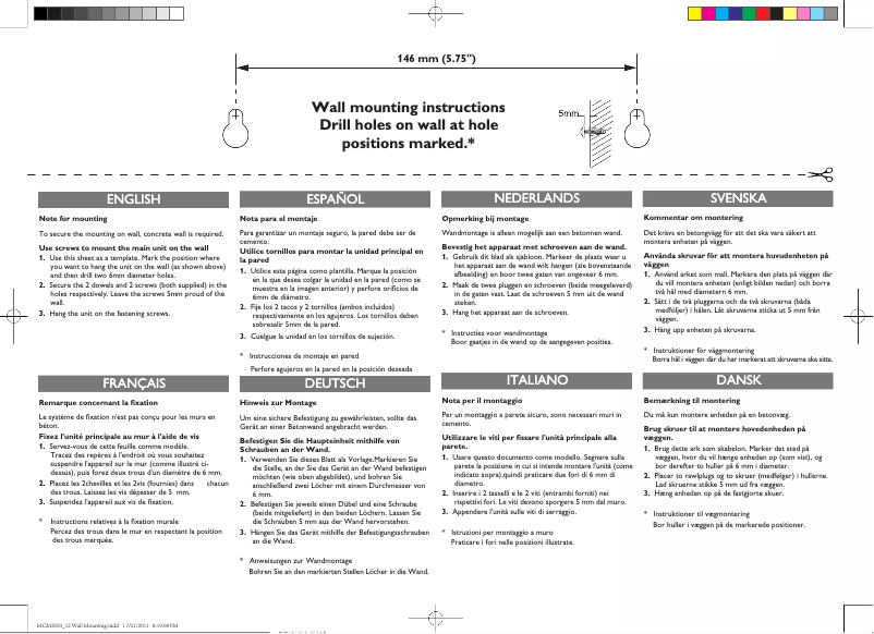 Page n°1 - Guide de démarrage rapide Philips BTM2060W