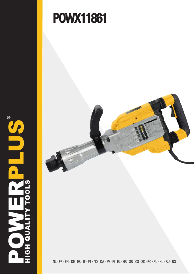 Page 1 de la notice Manuel utilisateur PowerPlus POWX11861