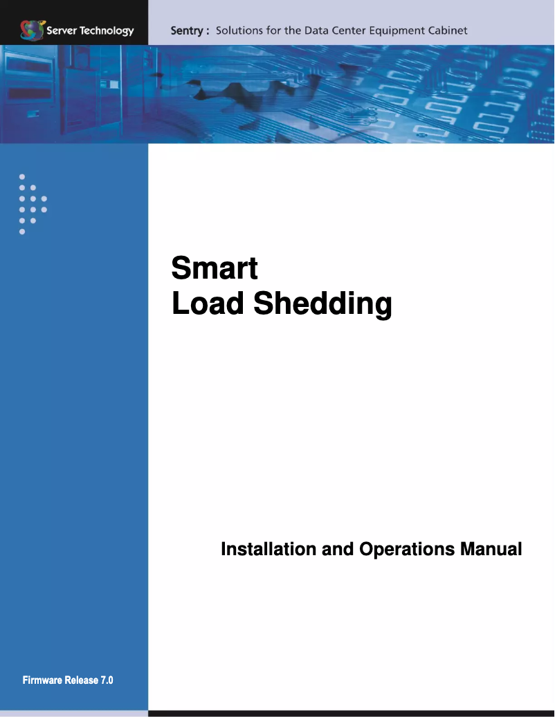 Page n°1 - Manuel utilisateur Server Technology CW-16V1F317