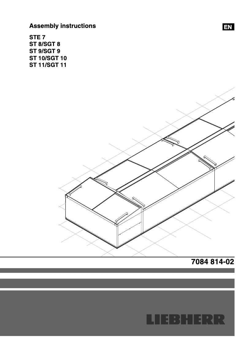 Page 1 de la notice Guide d'installation Liebherr STs 1072