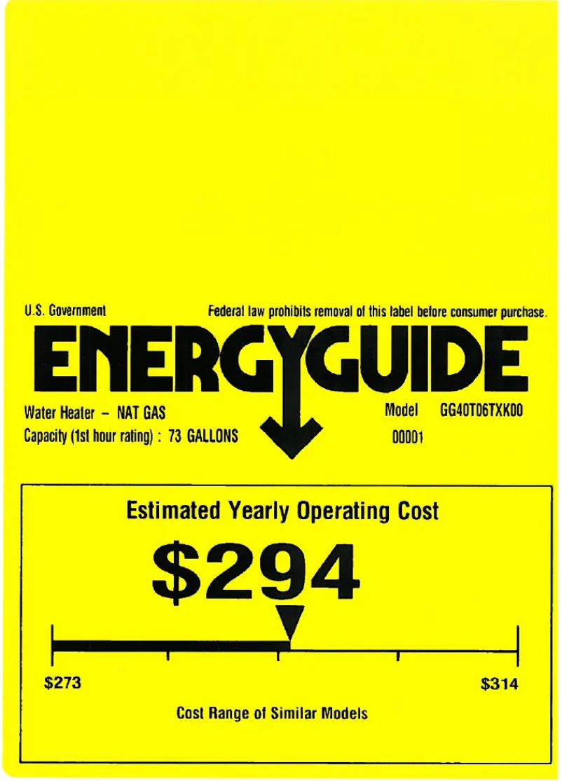 Image de la première page du manuel de l'appareil GG40T06TXK