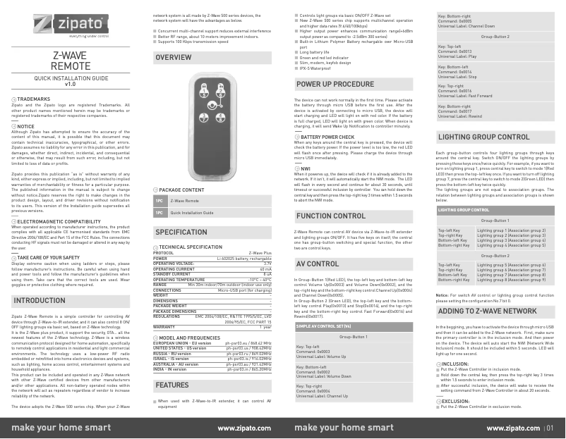 Image de la première page du manuel de l'appareil PH-PSR03.EU