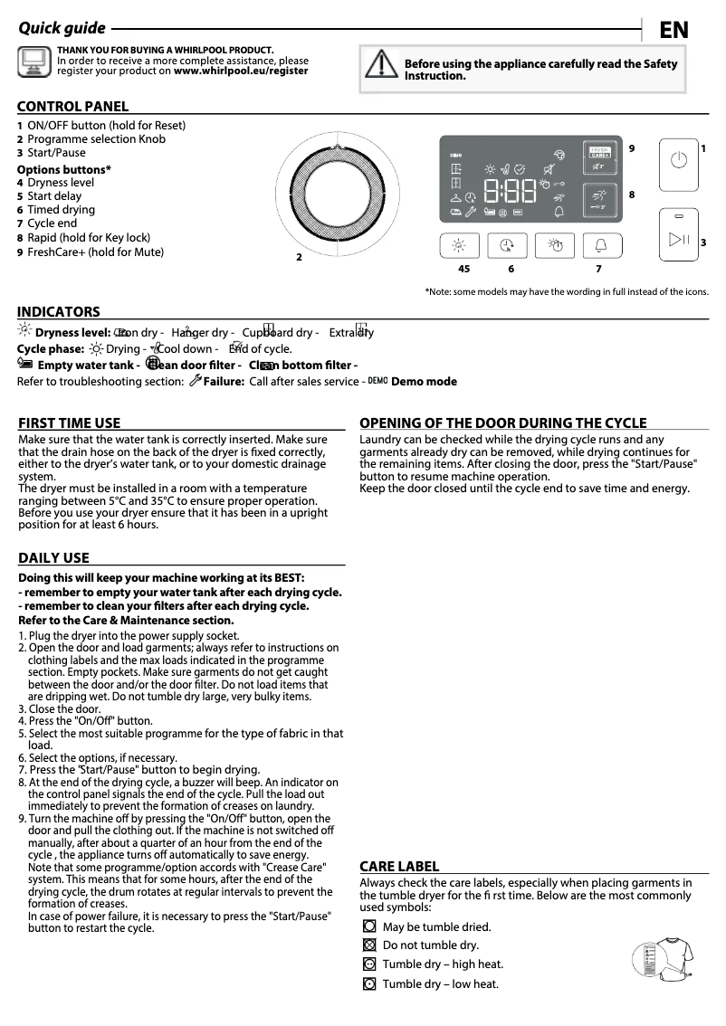 Image de la première page du manuel de l'appareil FFT M11 72B EE