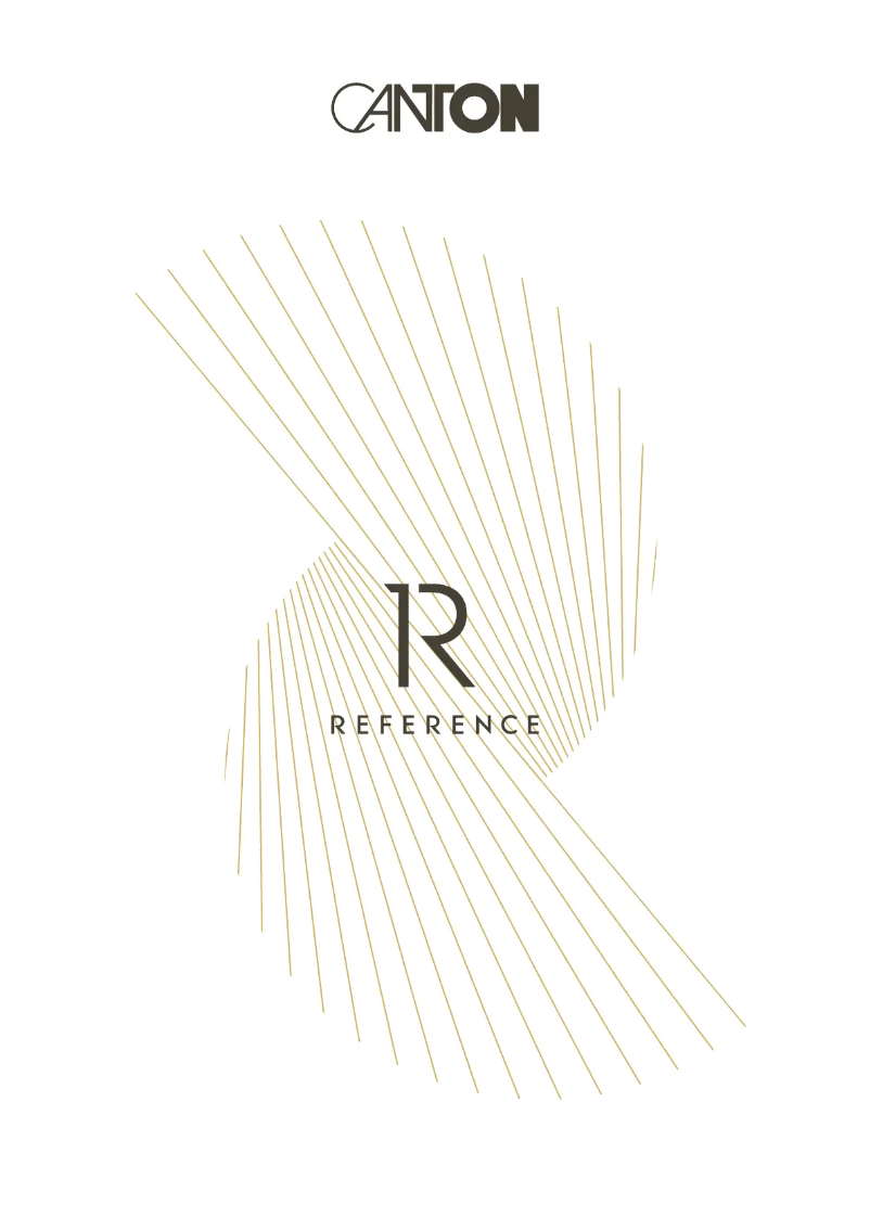 Page 1 de la notice Manuel utilisateur Canton Reference 3
