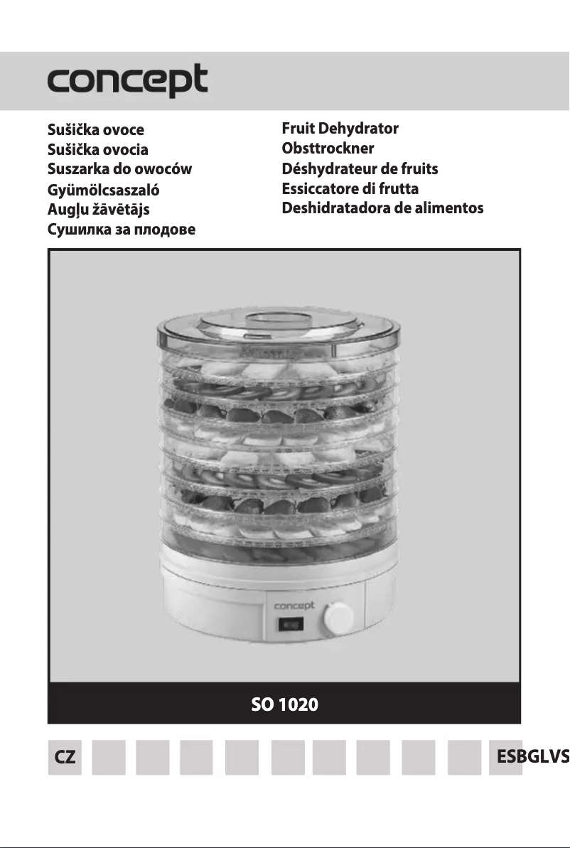 Page 1 de la notice Manuel utilisateur Concept SO1020