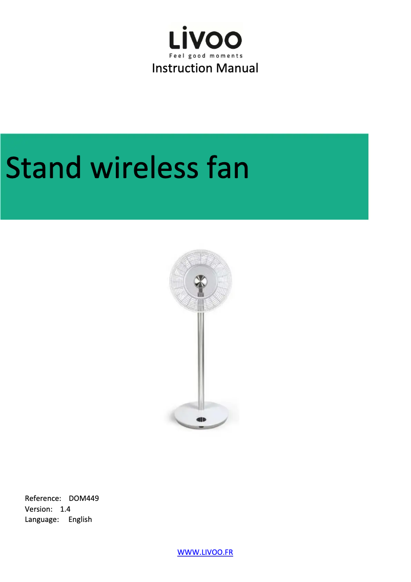 Imagen de la primera página del manual del dispositivo DOM449